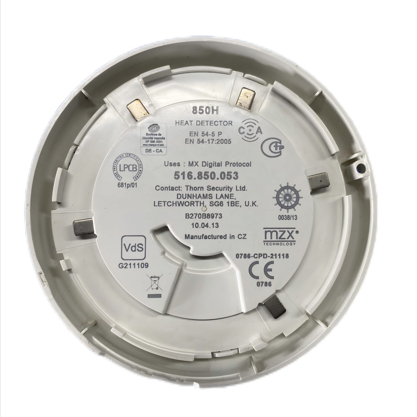 Tyco 850H Heat Detector Minerva MX 516.850.053 - Shinhang Marine