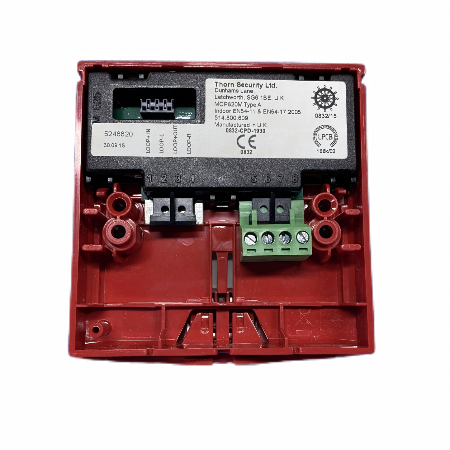 Tyco MCP820M Addressable Marine Indoor Call Point MX Minerva-514.800.609 - Shinhang Marine