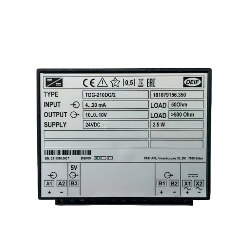 TDG-210DG/2 DEIF A/S
